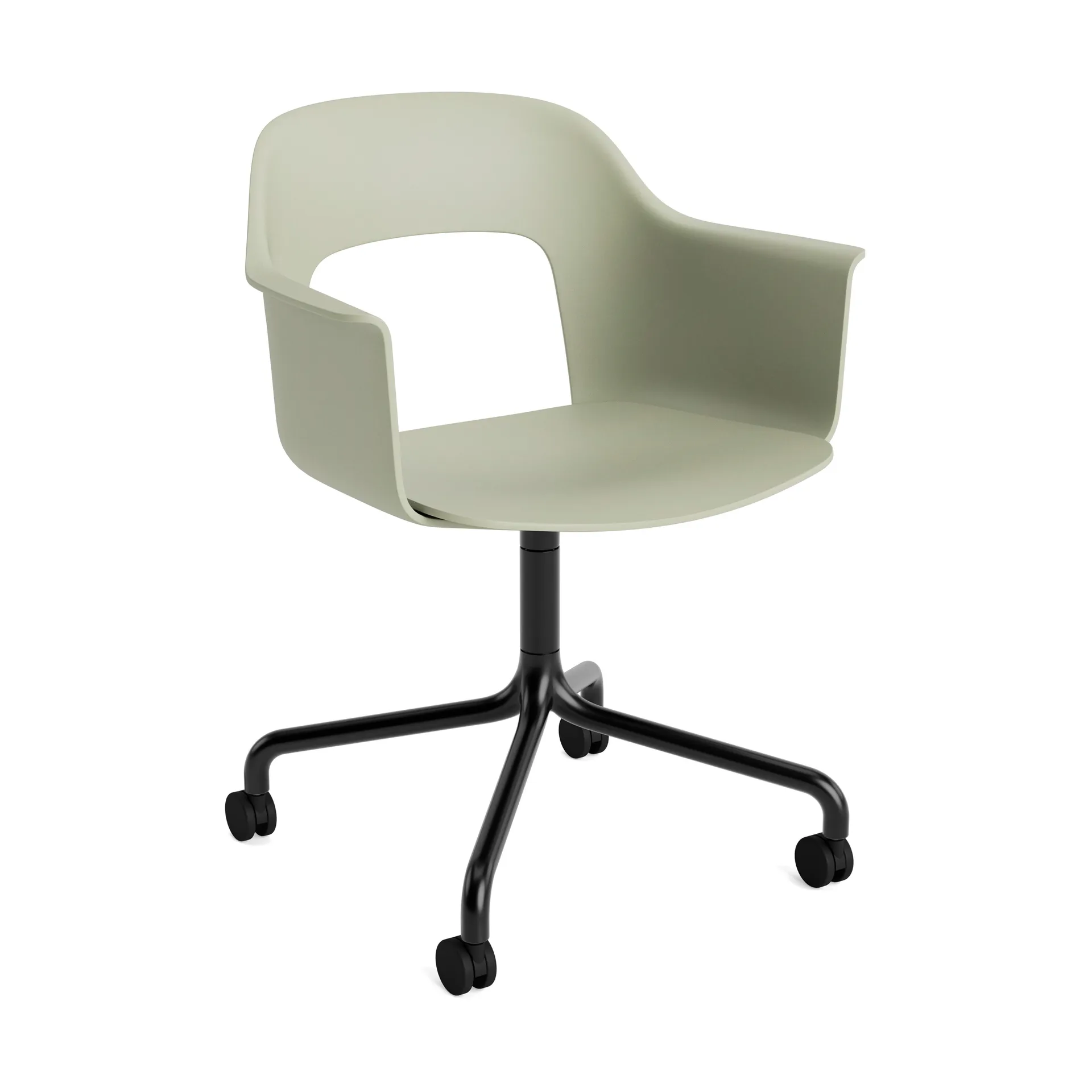 Layout Armchair 261 stol, Pastel green-black HAY