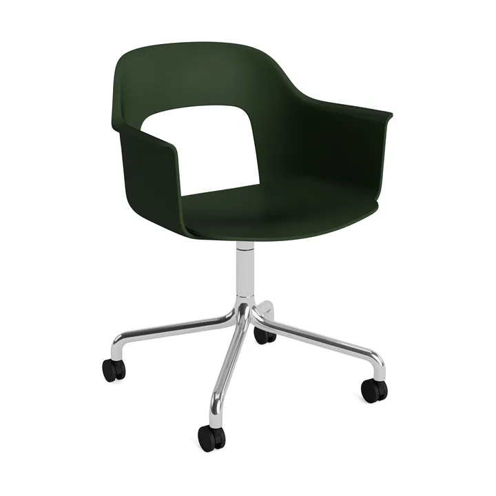 Layout Armchair 261 stol - Pastel green-polerad aluminium - HAY