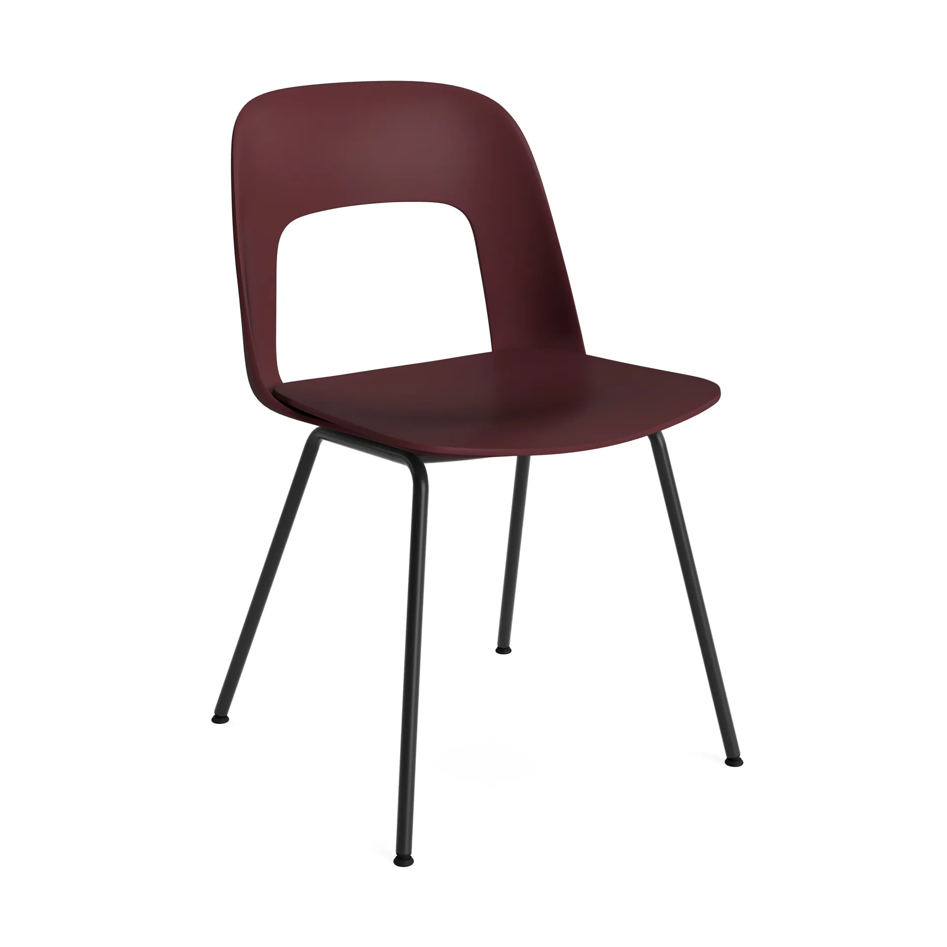 Layout Chair 111 stol, Bordeaux-black HAY