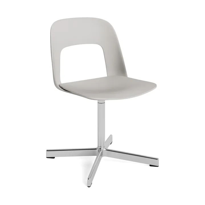 Layout Chair 131 stol - Sky grey-polerad aluminium - HAY