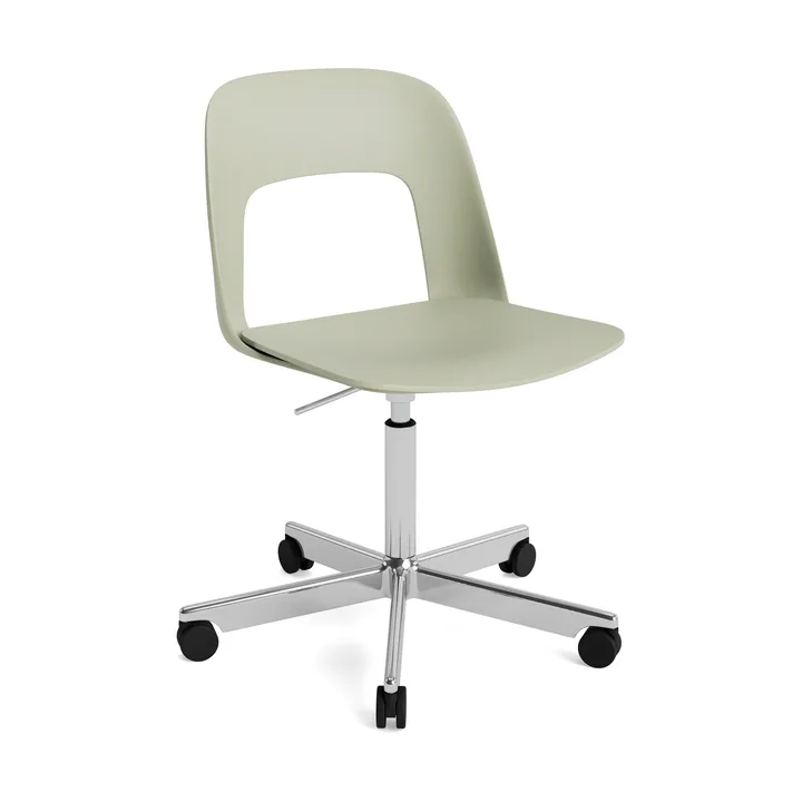 Layout Chair 141 stol - Bottle green-polerad aluminium - HAY