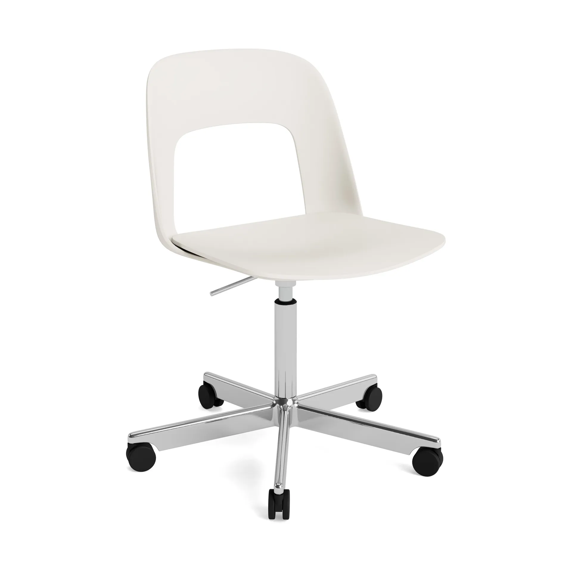 Layout Chair 141 stol, Cream white-polerad aluminium HAY