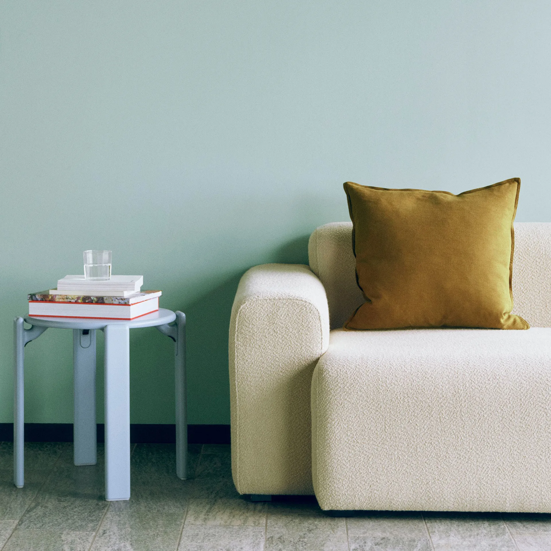 Linen kudde 50x50 cm, Olive HAY