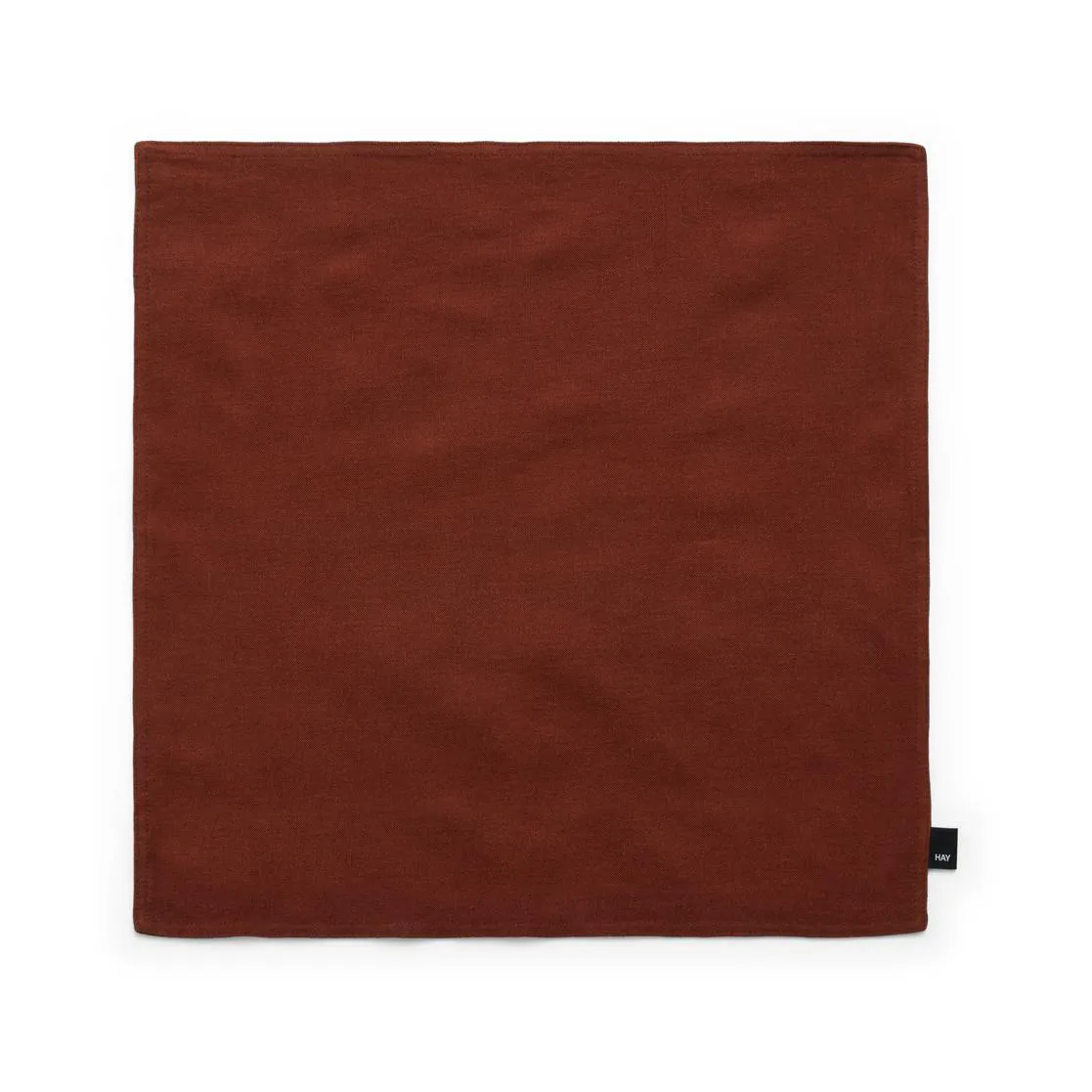 Linen kuddfodral 50x50 cm, Iron red HAY