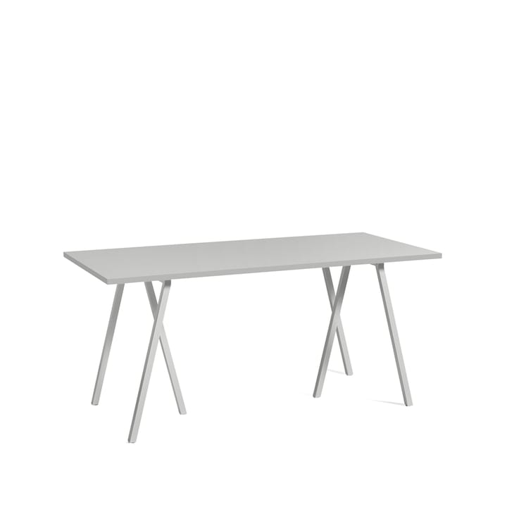 Loop Stand matbord - grey linoleum, 160cm, grått stålstativ - HAY