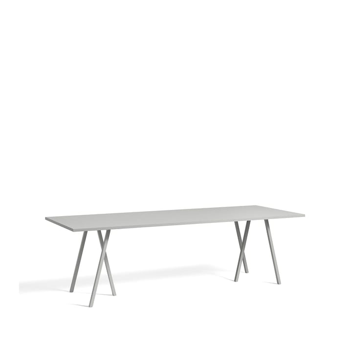 Loop Stand matbord - grey linoleum, 250cm, grått stålstativ - HAY