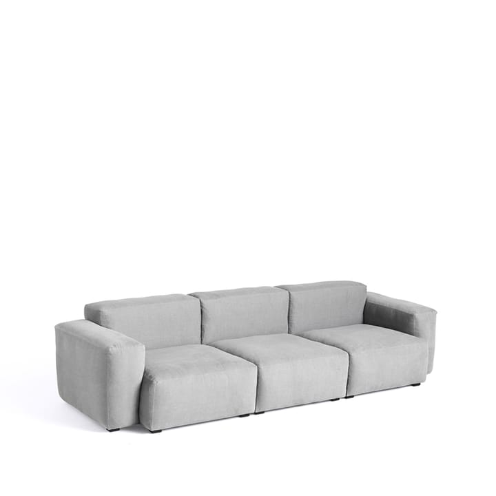 Mags Soft 3-sits soffa - tyg linara 443 tweed, ton i ton söm - HAY