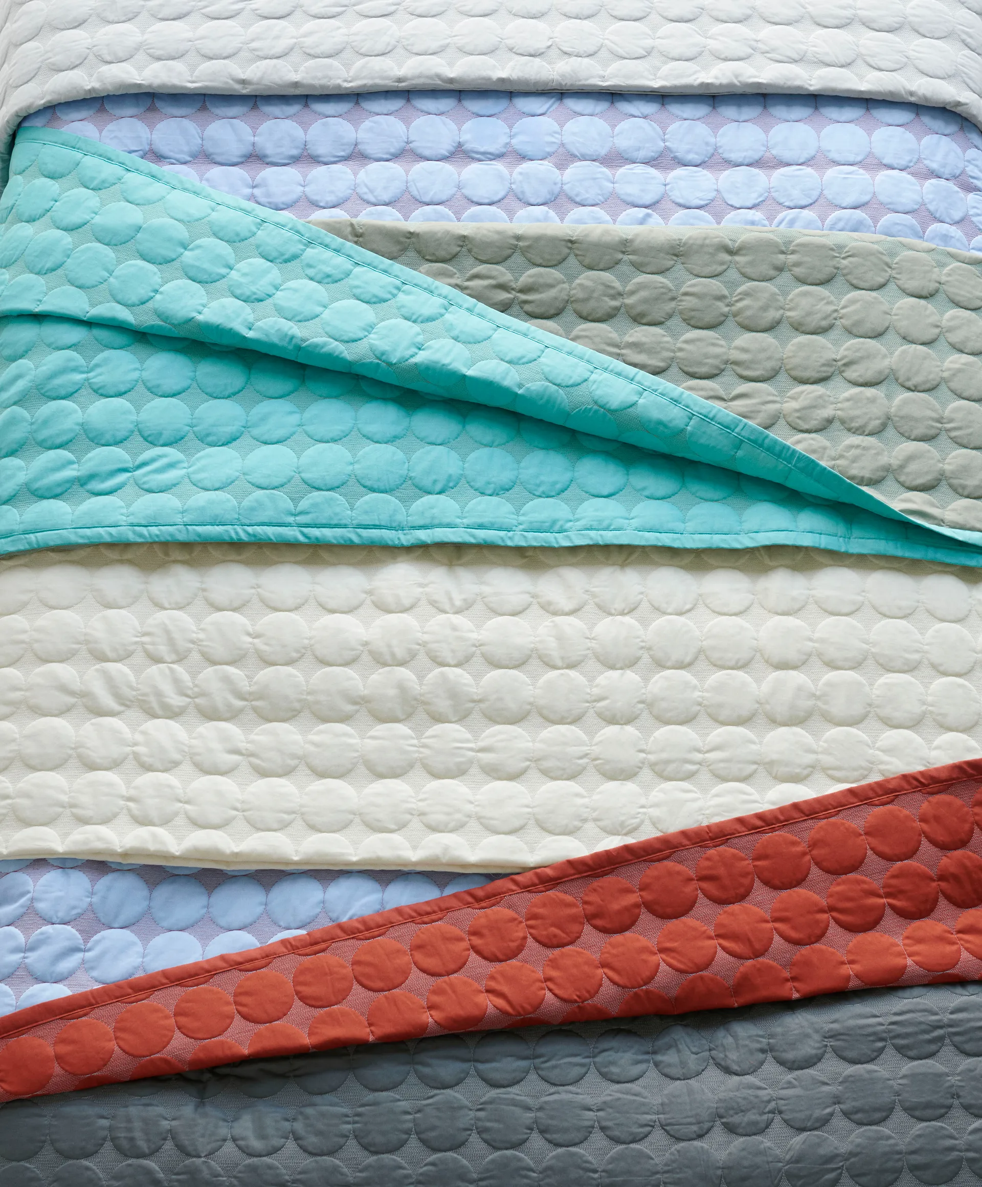 Mega Dot överkast 260x260 cm, Ivory HAY