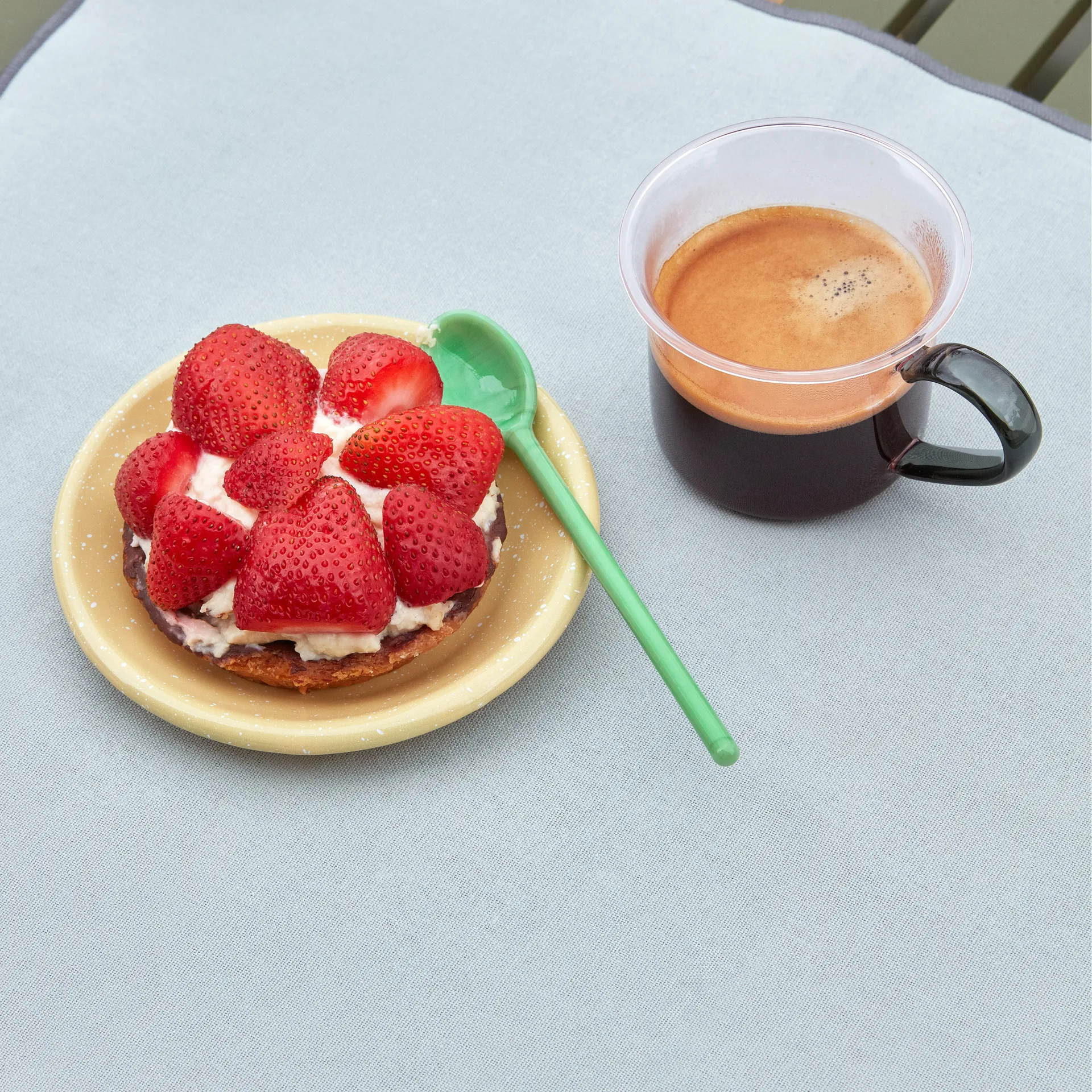 Mono glassked 2-pack, Sky blue-green HAY