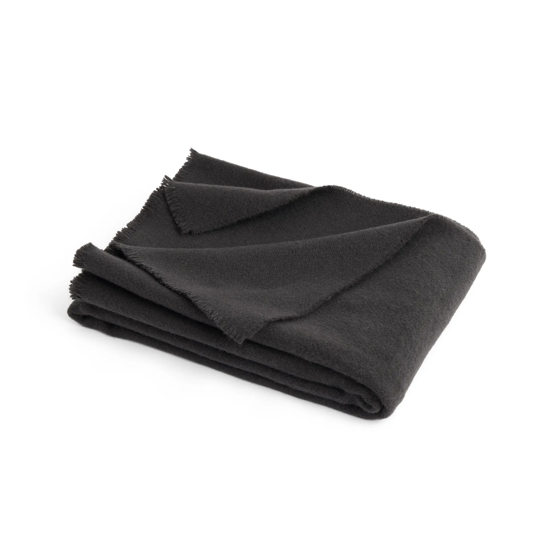 Mono ullpläd 130x180 cm, Charcoal HAY