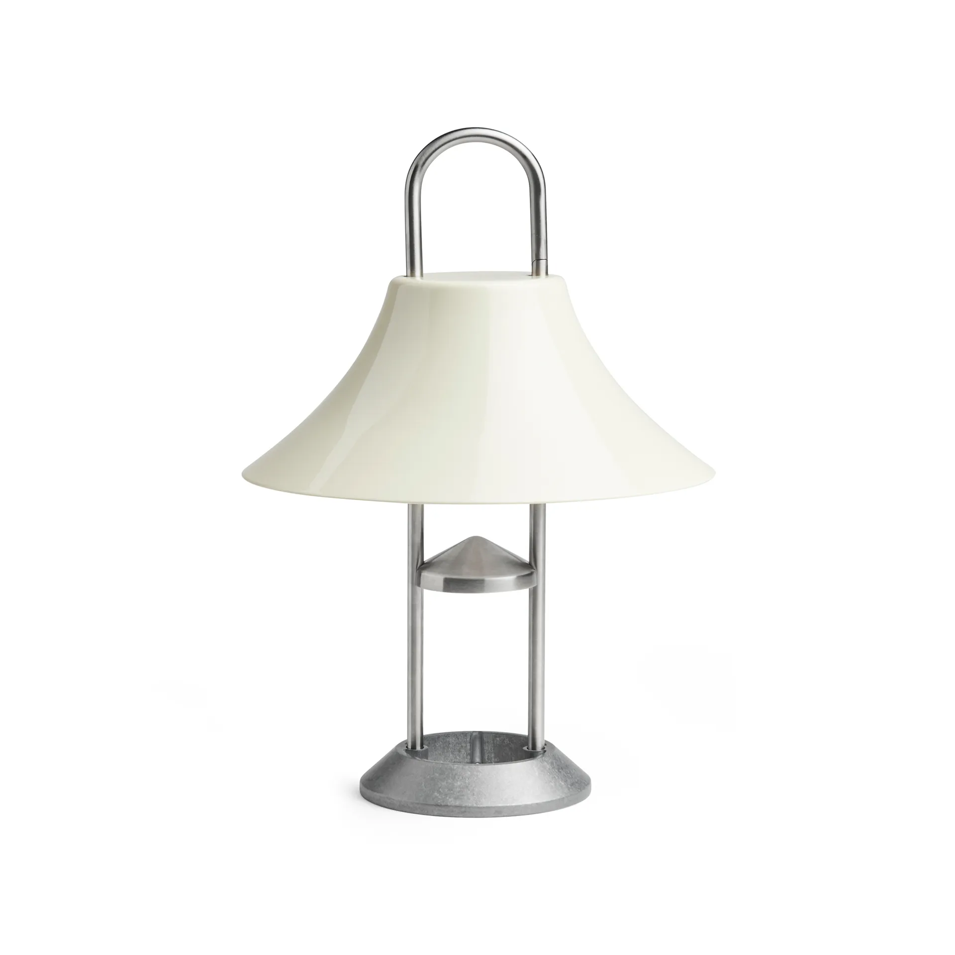 Mousqueton portabel bordslampa, Oyster white HAY