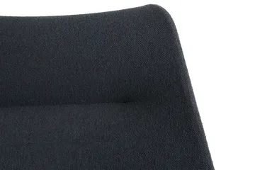 O2 Lounge Chair fåtölj - Soft black-svartlackerad stål - HAY