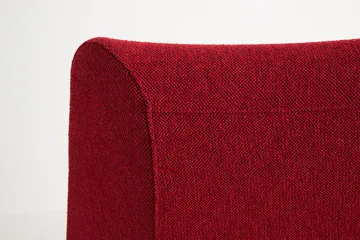 O2 Lounge Chair fåtölj - Soft red-svartlackerad stål - HAY