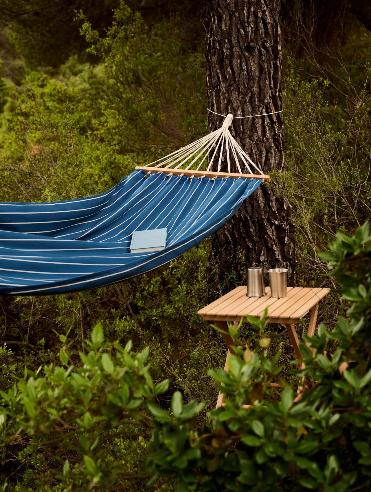 Outdoor Market bord ihopfällbart, Bok, small HAY