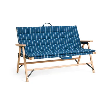 Outdoor Market dyna till soffa - Blue-beige, 2-sits - HAY