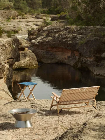 Outdoor Market grill - Rostfritt stål, Ø60 cm - HAY
