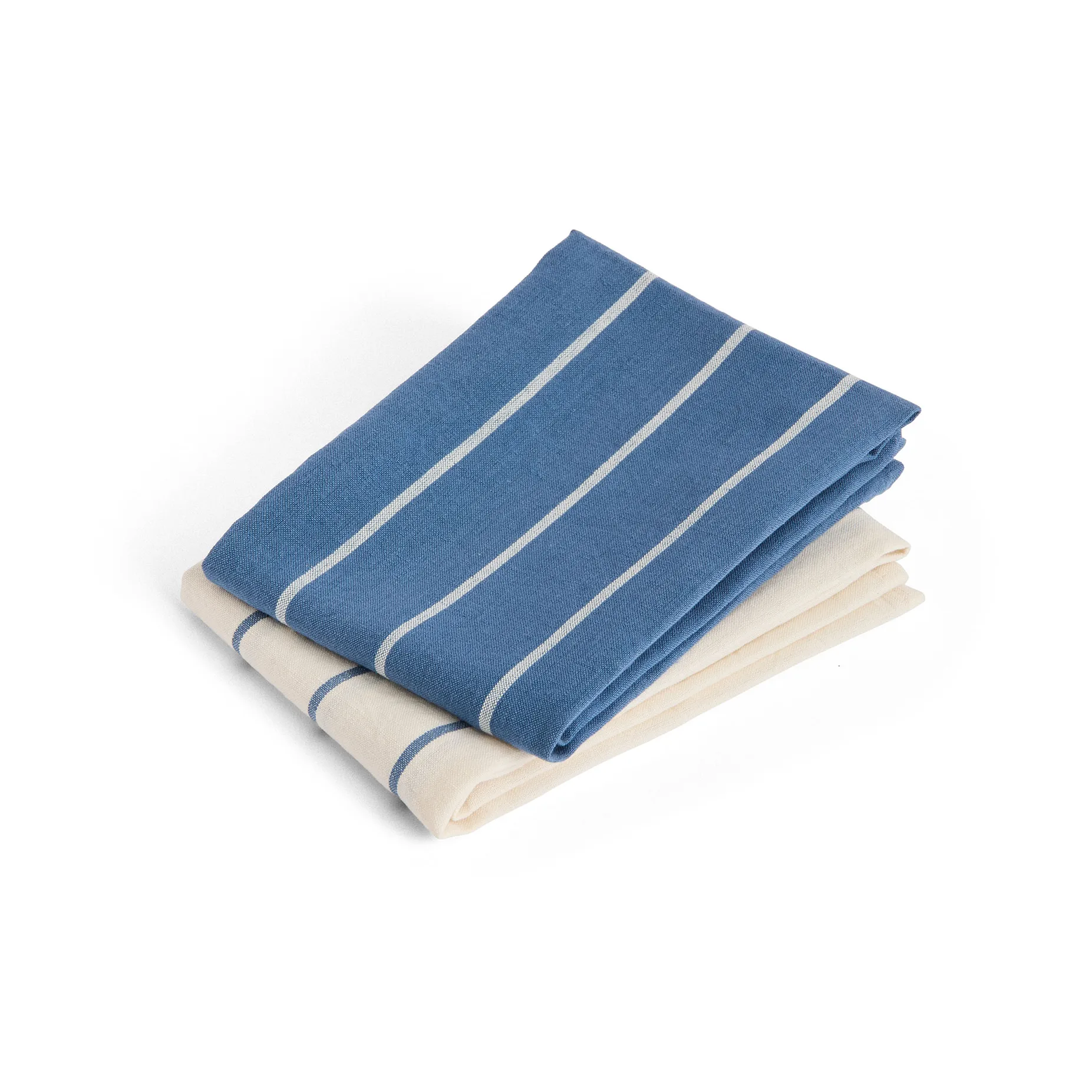 Outdoor Market kökshandduk, Blue-beige, 2-pack HAY