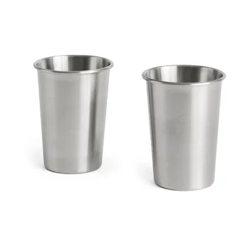 Outdoor Market mugg - Rostfritt stål, 400 ml, 2-pack - HAY