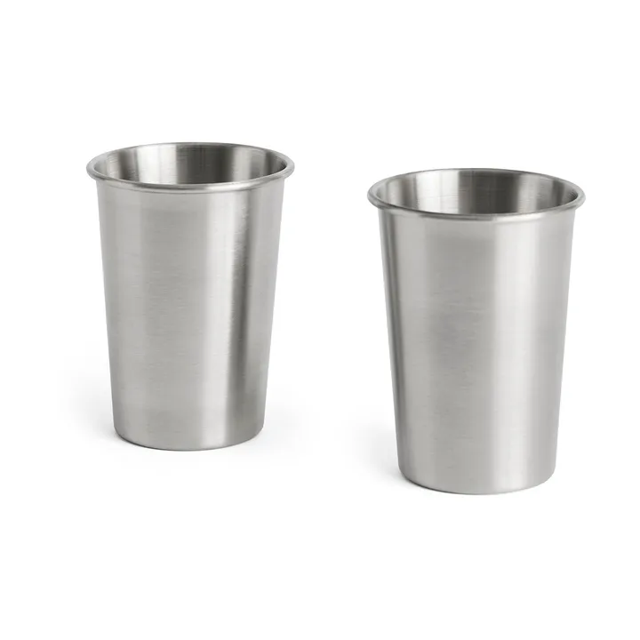 Outdoor Market mugg - Rostfritt stål, 400 ml, 2-pack - HAY