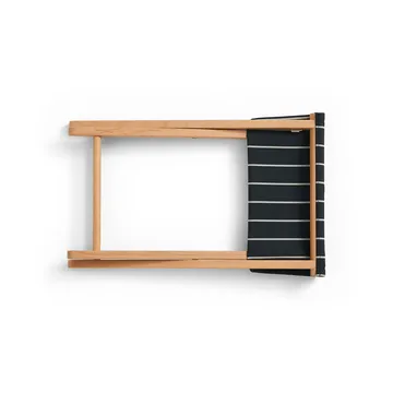 Outdoor Market pall ihopfällbar - Black-beige - HAY