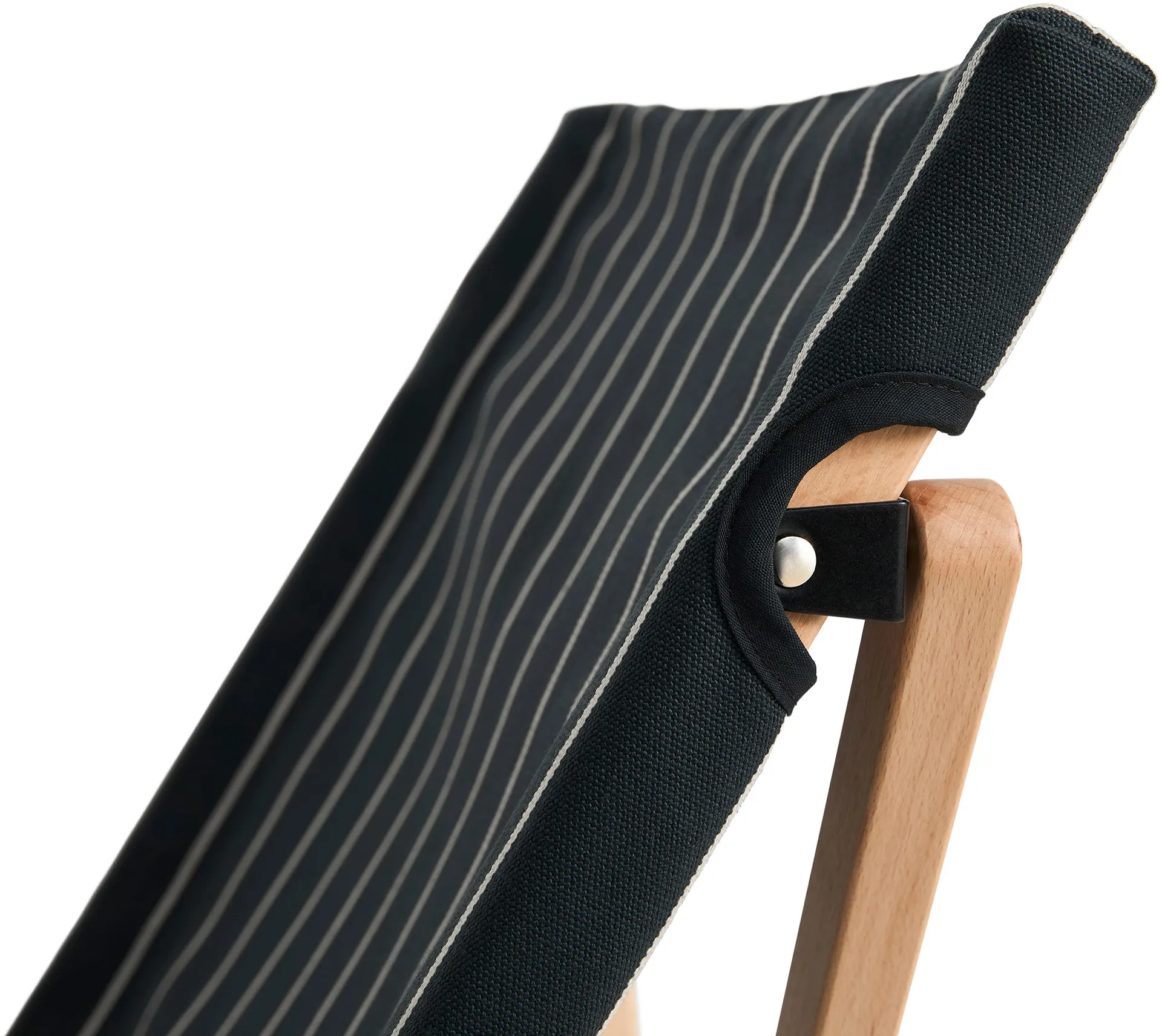 Outdoor Market stol ihopfällbar, Black-beige HAY