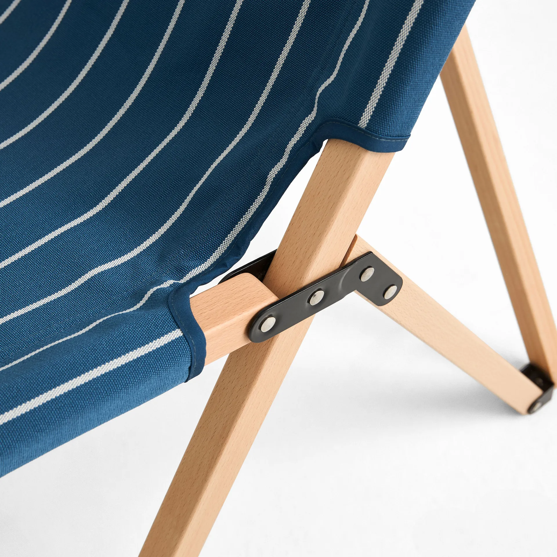 Outdoor Market stol ihopfällbar, Blue-beige HAY