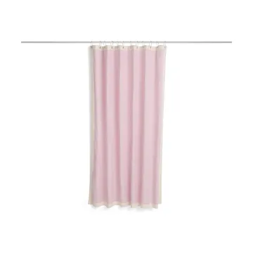 Outline duschdraperi - Pink and cream - HAY