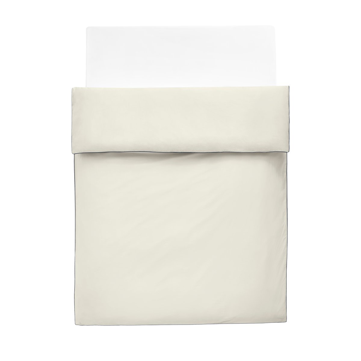 HAY Outline påslakan 150x210 cm Ivory | Skandinavisk Design | Påslakan | Vit
