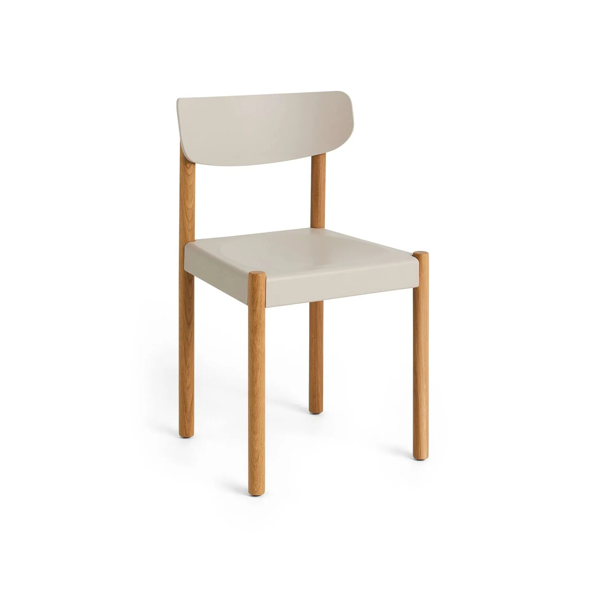 Pack Chair 10 stol, Oljad ek-chalk grey HAY