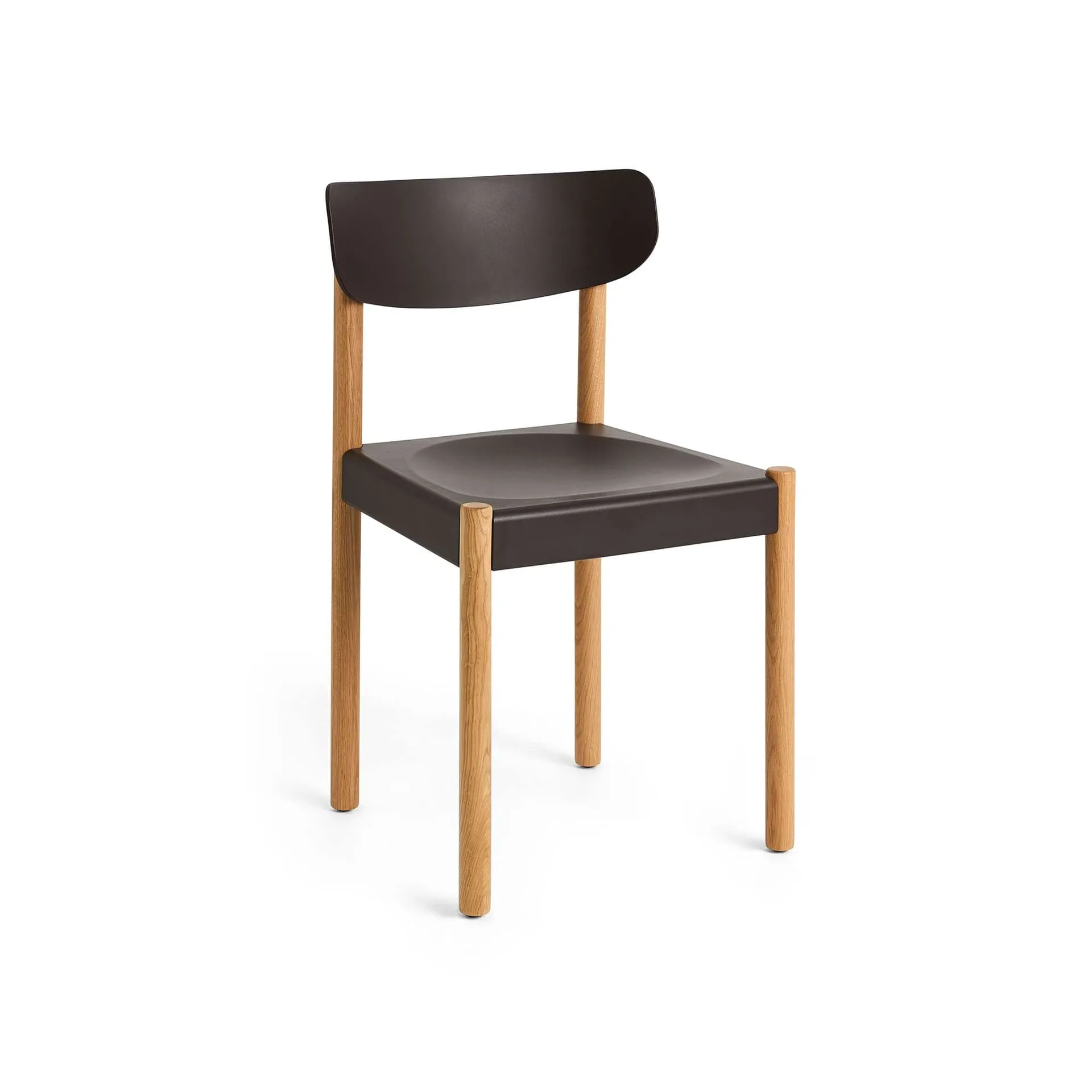 Pack Chair 10 stol, Oljad ek-graphite brown HAY