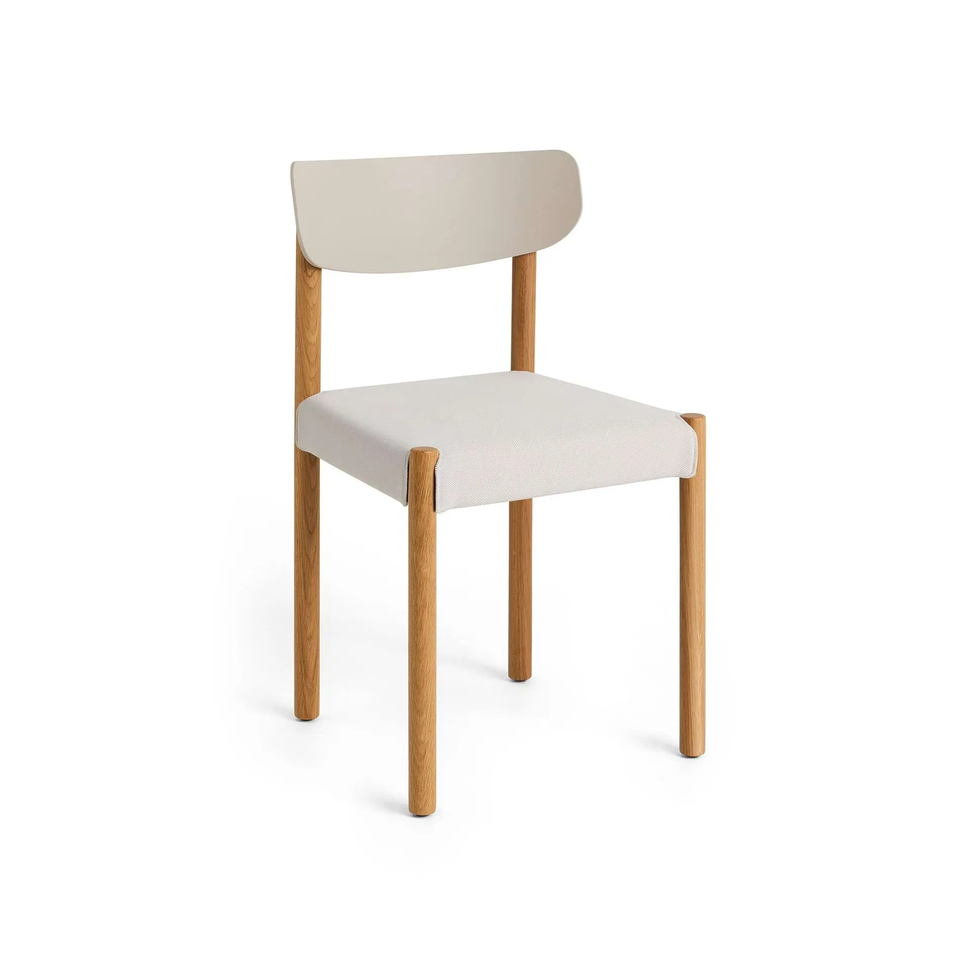 Pack Chair 11 stol, Oljad ek-chalk grey-Steelcut 220 HAY