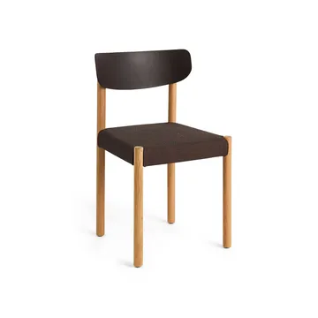 Pack Chair 11 stol - Oljad ek-graphite brown-Remix 356 - HAY