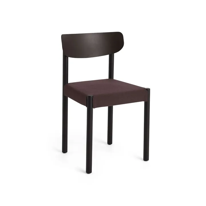Pack Chair 11 stol - Oljad ek-graphite brown-Steelcut 695 - HAY