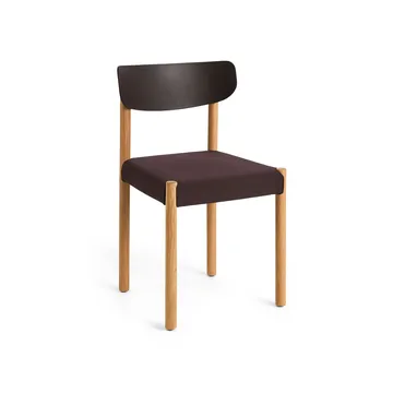 Pack Chair 11 stol - Oljad ek-graphite brown-Steelcut 695 - HAY