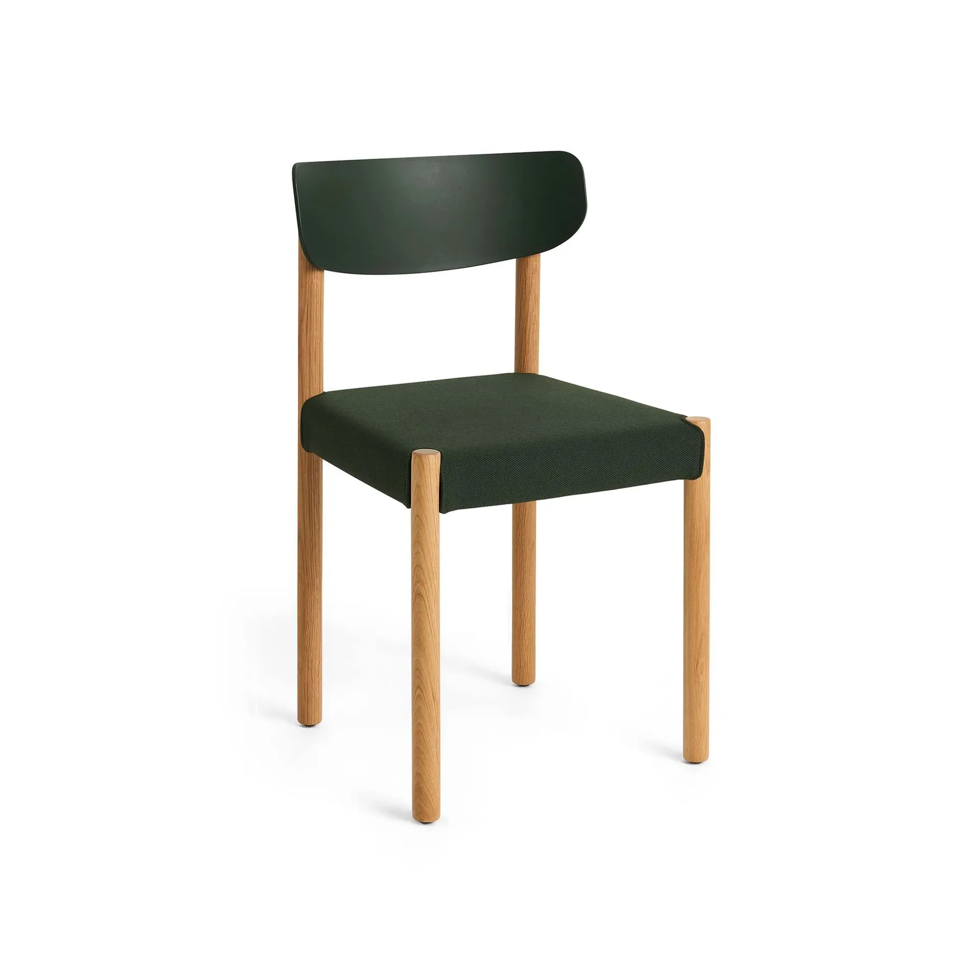 Pack Chair 11 stol, Oljad ek-palm green-Steelcut 975 HAY