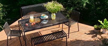 Palissade bänk 120x42 cm - Anthracite - HAY