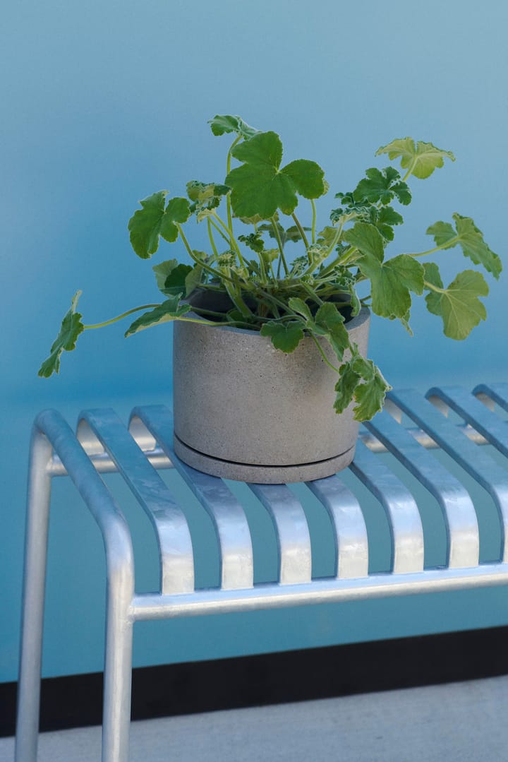 Palissade bänk 120x42 cm, Hot galvanised HAY