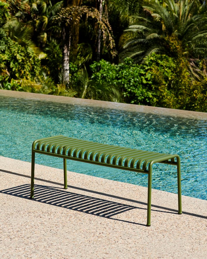Palissade bänk 120x42 cm, Olive HAY