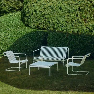 Palissade Cantilever Low loungefåtölj - Cream white - HAY