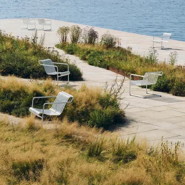 Palissade Cantilever Low loungefåtölj - Hot galvanised steel - HAY