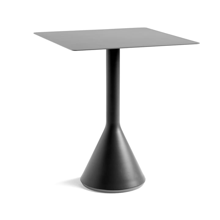 Palissade Cone kvadratiskt cafébord 65x65 cm - anthracite - HAY