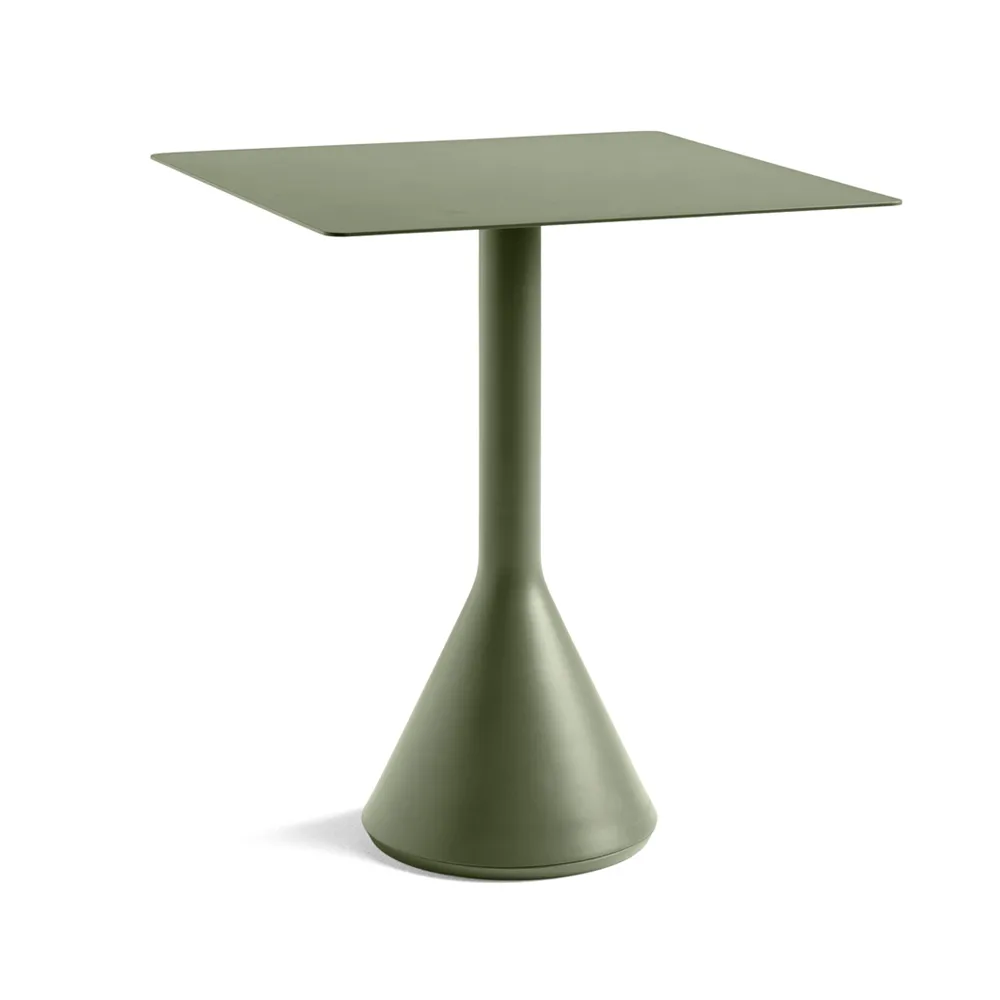 Palissade Cone kvadratiskt cafébord 65x65 cm, Olive HAY