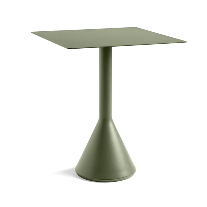 Palissade Cone kvadratiskt cafébord 65x65 cm - olive - HAY