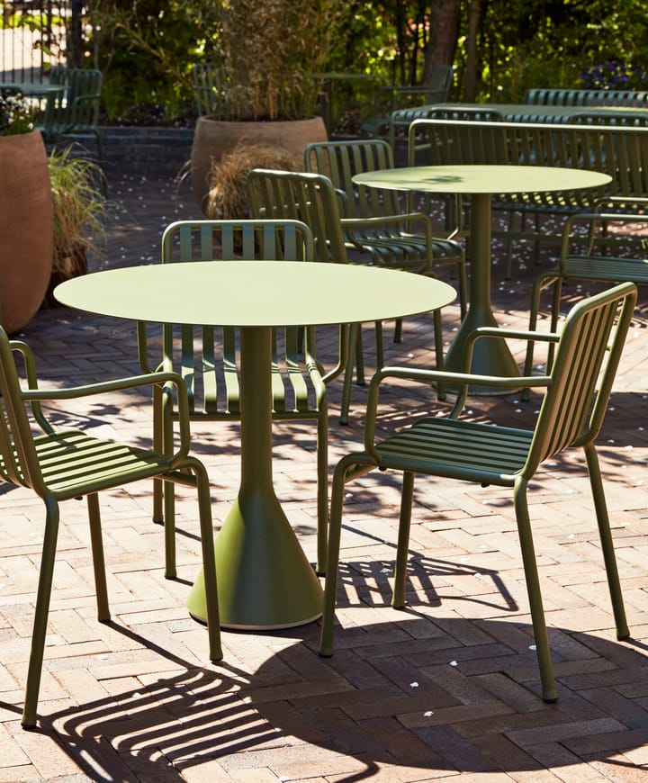Palissade Cone runt cafébord, Olive, ø90 HAY