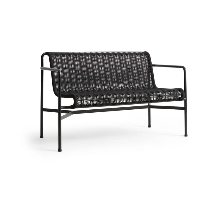 Palissade Cord Dining bänk med armstöd - Anthracite - HAY