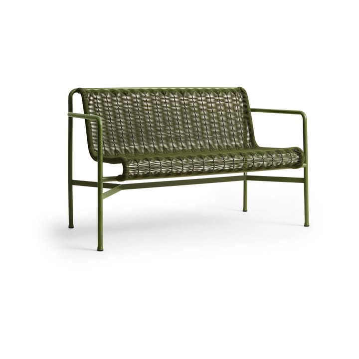 Palissade Cord Dining bänk med armstöd - Olive - HAY