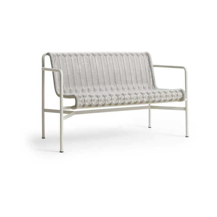 Palissade Cord Dining bänk med armstöd - Sky grey - HAY
