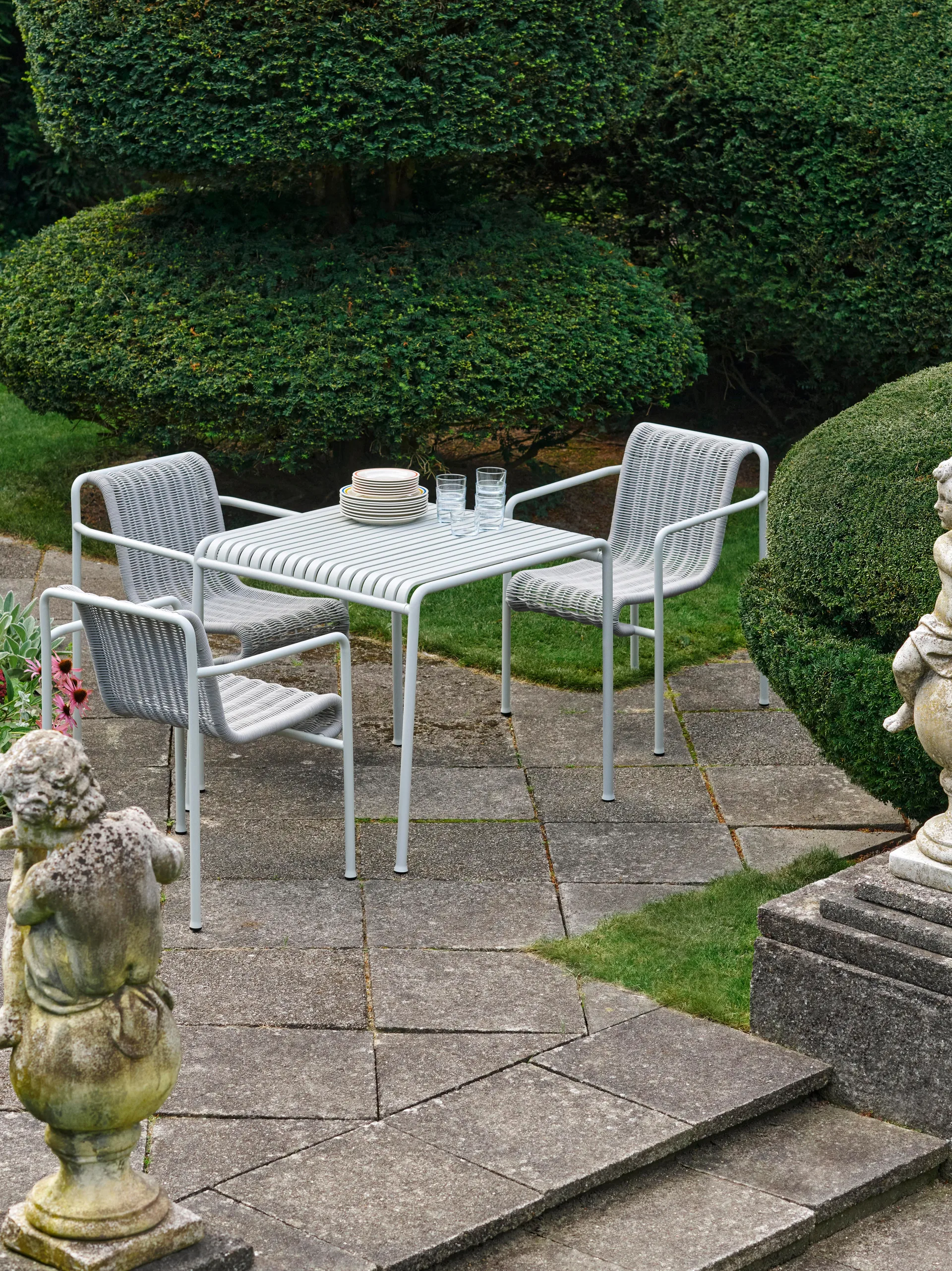 Palissade Cord Dining karmstol, Sky grey HAY