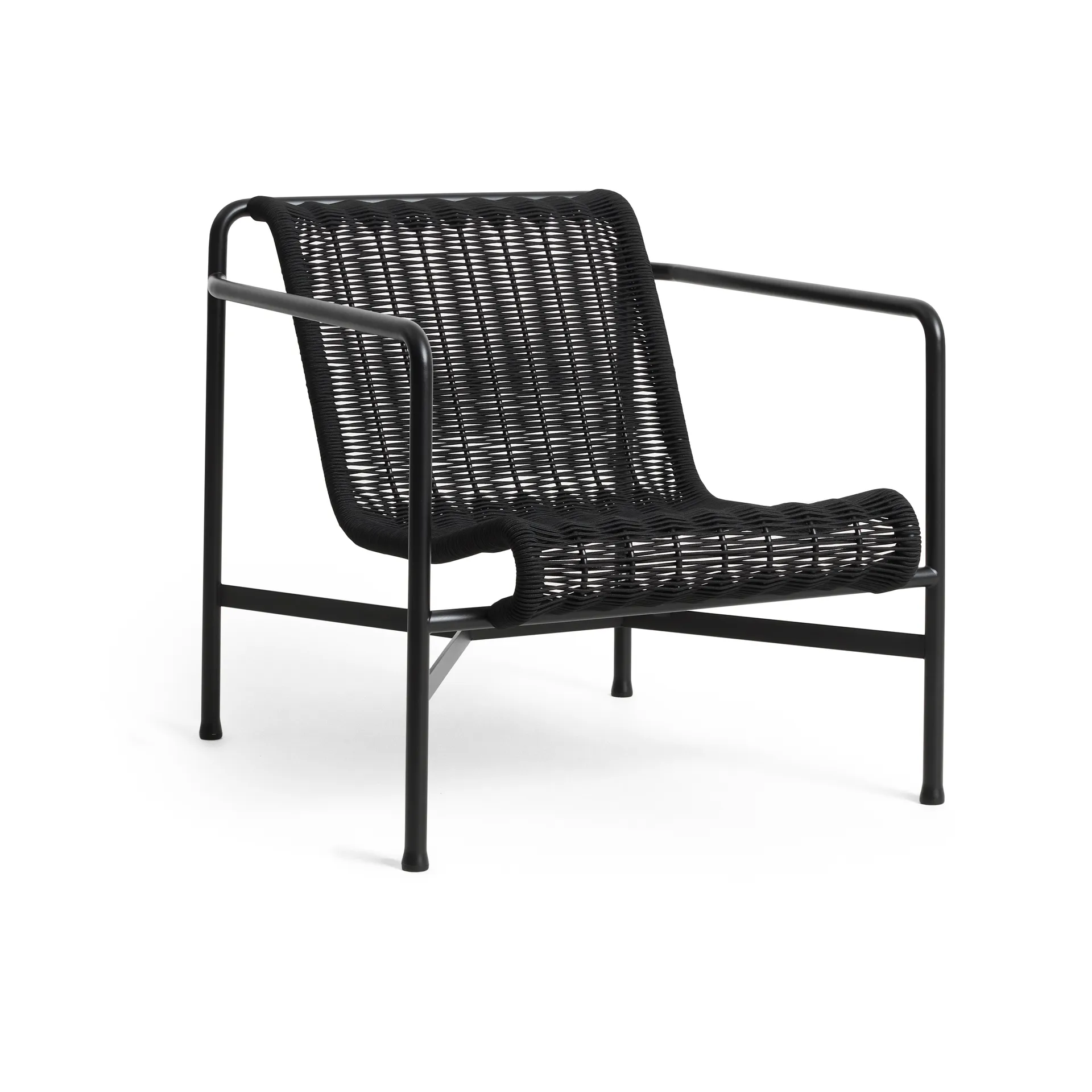 Palissade Cord Low loungefåtölj, Anthracite HAY