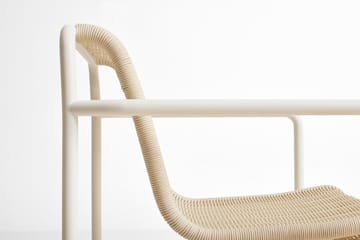 Palissade Cord Low loungefåtölj - Cream white - HAY